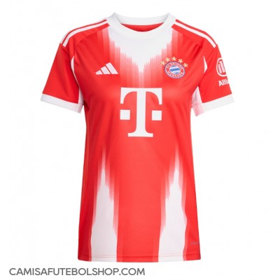 Camisa de time de futebol Bayern Munich Joshua Kimmich #6 Replicas 1º Equipamento Feminina 2025-26 Manga Curta Camisa de time de futebol Bayern Munich Joshua Kimmich #6 Replicas 1º Equipamento Feminina 2025-26 Manga Curta